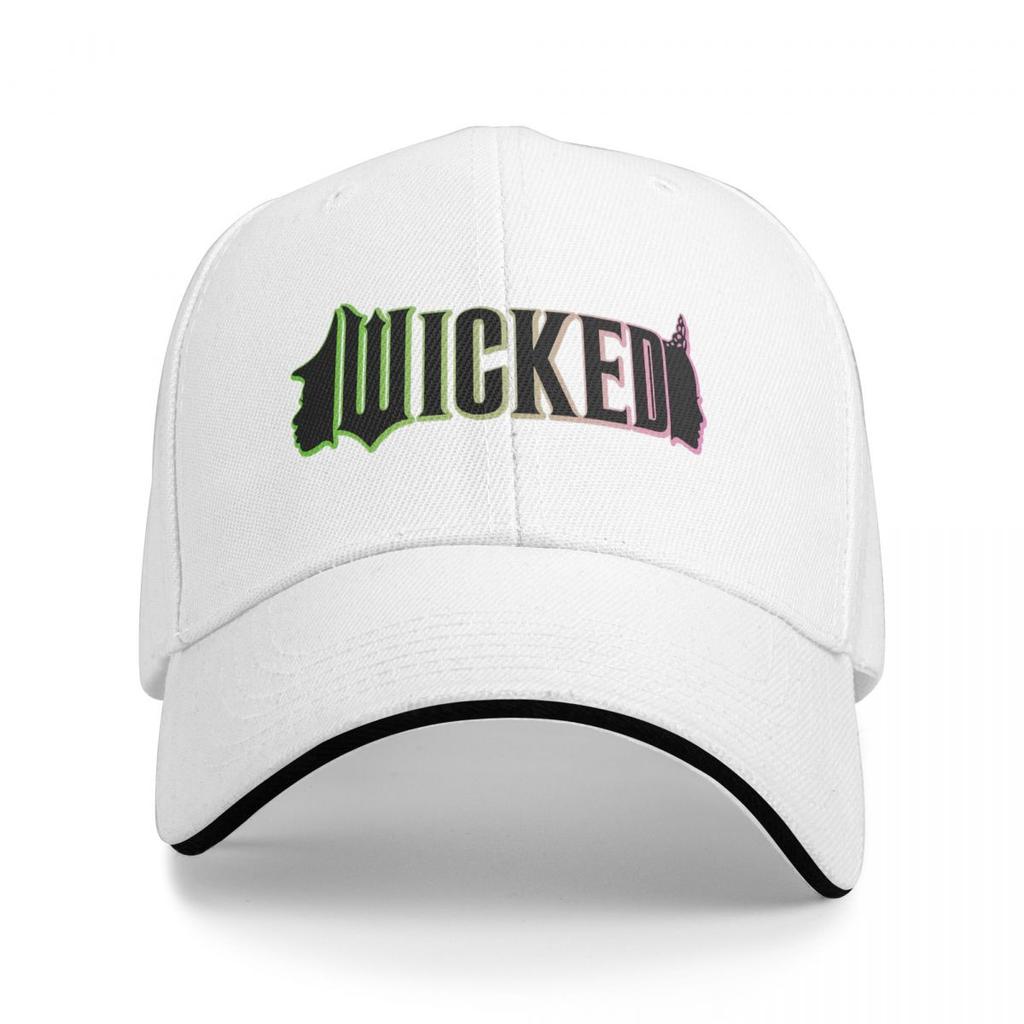 Wicked Glinda And Elphaba Logo Baseball Caps Snapback Baseball Hats Breathable Casual Casquette Outdoor Unisex