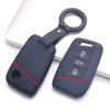 Key Fob Cover for Volkswagen Tiguan Passat Magotan Teramont CC This with Keychain Anti-Scratch Guard Shockproof Protection Soft Grip Texture