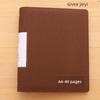 Large Capacity Leather Perforated Loose-Leaf Contract Folder