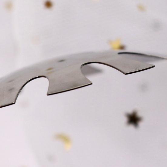 Rust-Proof Nail Cutter Plate U-Shaped Nail Art Making Stainless Steel Manicure Edge Trimmer for Female