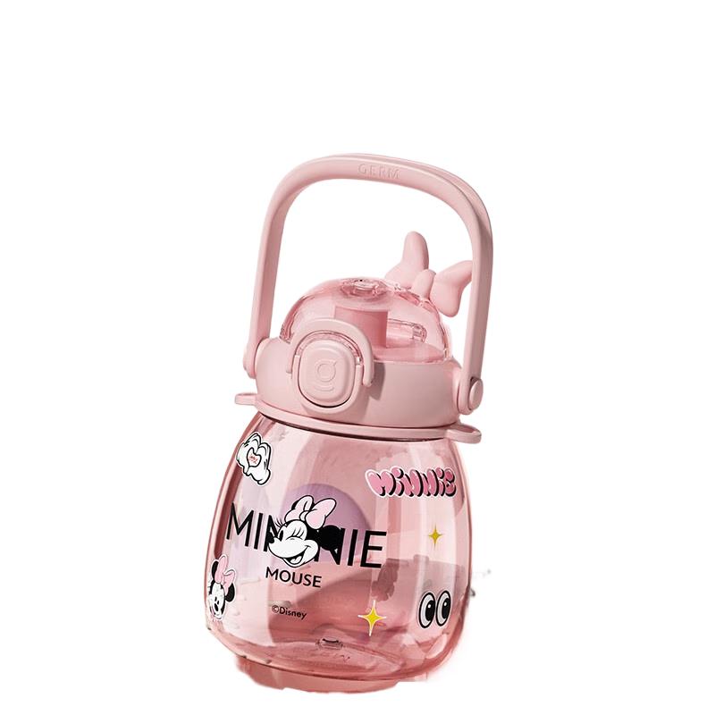 Gemi Disney Collection 1000ML Plastic Straw Cup