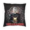 Hellraiser Pinhead Halloween Horror Movie Cushion Covers xcm Polyester Pillow Case for Sofa Square Pillowcase Decoration