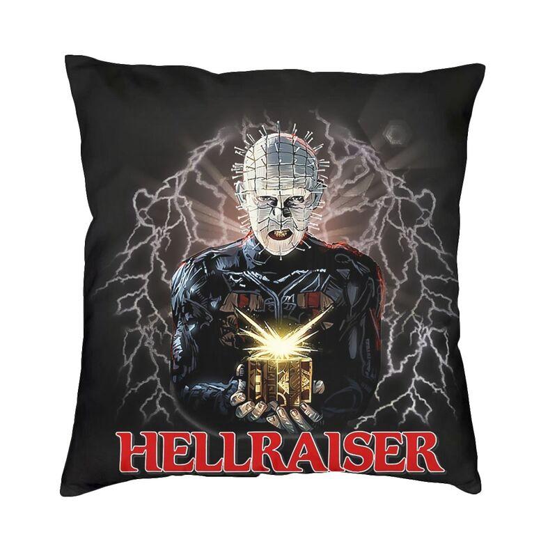 Hellraiser Pinhead Halloween Horror Movie Cushion Covers xcm Polyester Pillow Case for Sofa Square Pillowcase Decoration