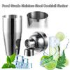 304 Stainless Steel Cocktail Shaker Mixer Wine Martini Boston Shaker For Bartender Drink Party Bar Tools