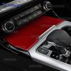 Real Soft Carbon Fiber Gear Shift Storage Box Organizer for Kia Stinger 2019-2023 LHD
