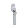 2Pcs Aluminum Alloy Window Handles Lock With Key & Screws Balcony Door Handle Lockable Double Glazing Window Handle