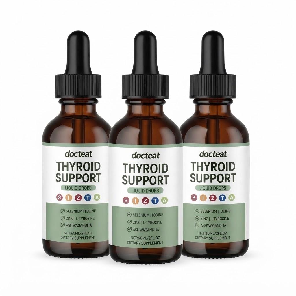 Thyroid Support, with Iodine, Selenium & Zinc, Supports Energy & Metabolic,for Women & Men