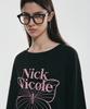 Nigaennikol Butterfly Signature Ls Top_Black Pink