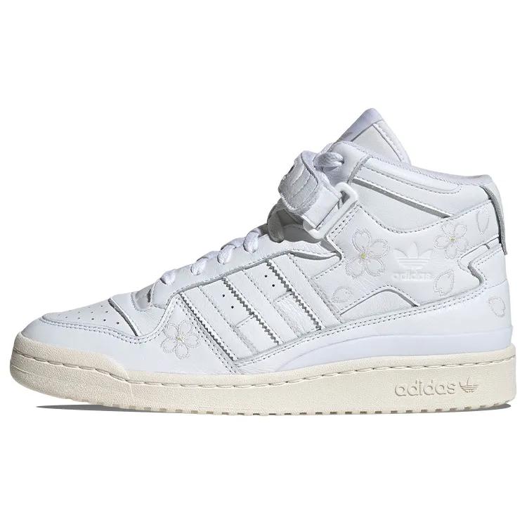 Adidas Forum Mid 'Hanami - White' (Unisex) Cloud White / Cloud White / Skate Shoes IG9646