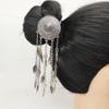 Leaf Metal Hair Sticks Ancient Hanfu Headwear Dai Style Hair Clip Retro Thai Headdress  Women