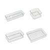 Drawer Storage Box, Transparent Large Capacity Organize, Partition Storage Container for Hair Accessories Jewelry Sundries