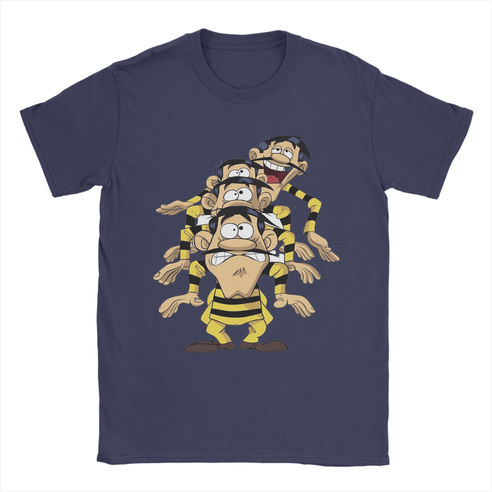 

The Daltons Lucky Luke T Shirts Mens Cotton Funny TShirt Crew Neck Tees Short Sleeve Clothes Gift Idea 3XL