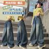 Girls' Jeans Spring and Autumn 2026 New Style Children's Western-Style Casual Pants