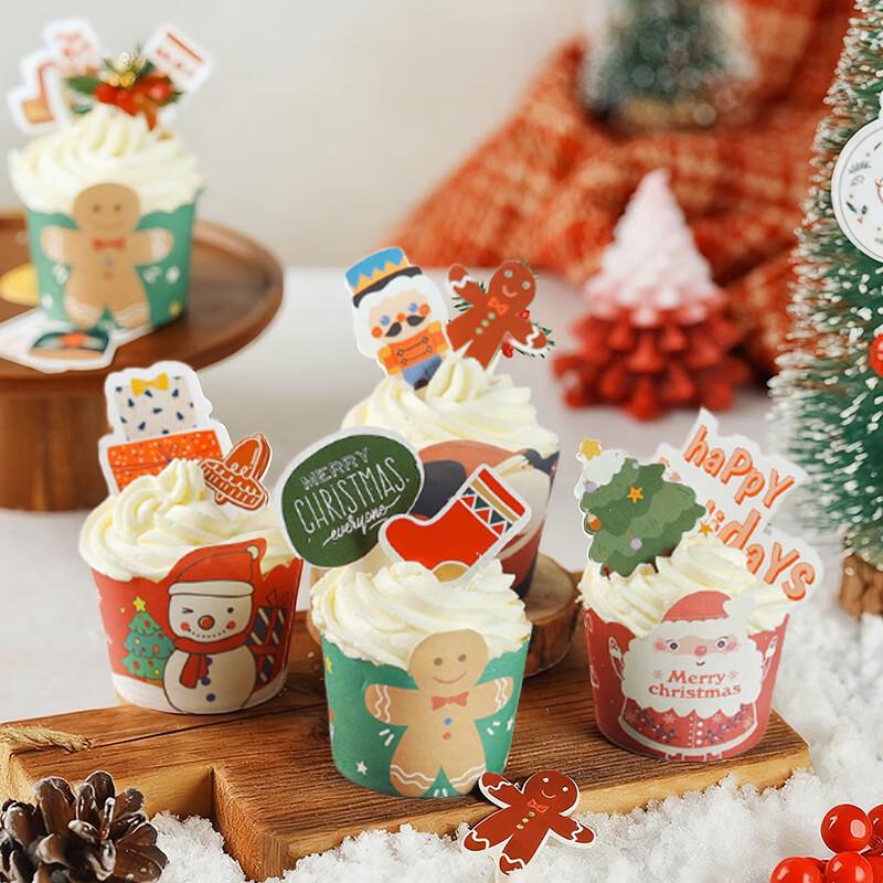 

MEIDI Heat-Resistant 3D Baking Paper Cups with Decorative Picks
