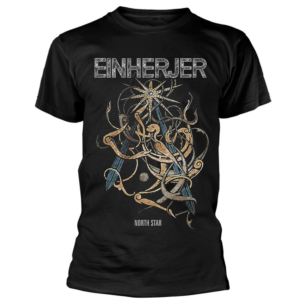 Einherjer North Star Shirt S-XXL T-Shirt Official Metal Band Tshirt S