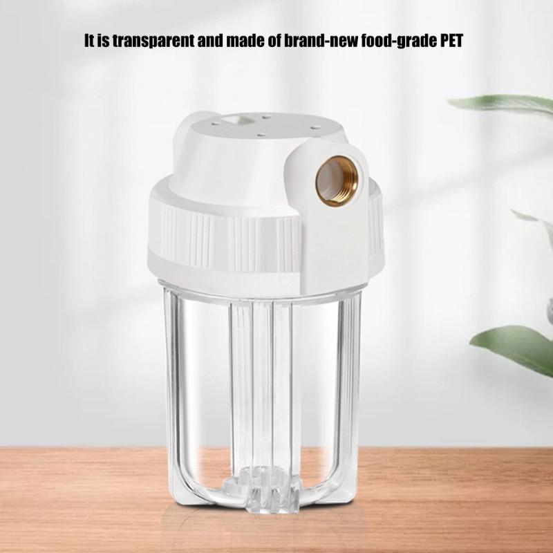 Bouteille Filtre Machine à Boire Robinet Eau Préfiltre Épaisse 5 pouces Transparente Bouteille Filtre Accessoires Purificateurs d'Eau