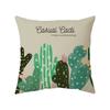 Cartoon Cactus Pattern Pillow Cover For Home Decor And Lounge Relaxation