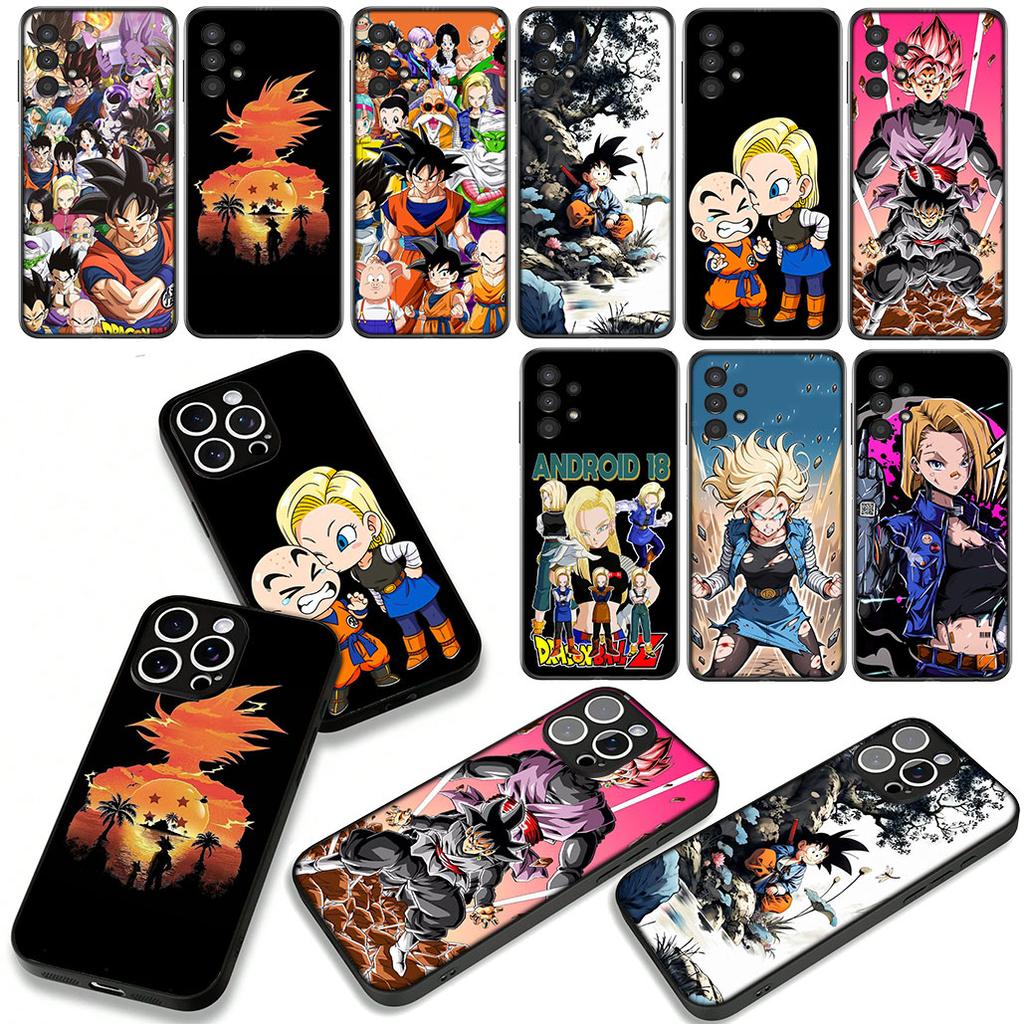 Android 18 Dragon Gokus Balls Z Cover Phone Case for Xiaomi Redmi Note 14 12 13 ProPlus A3 Pro Plus 12C 13C 14C 5G