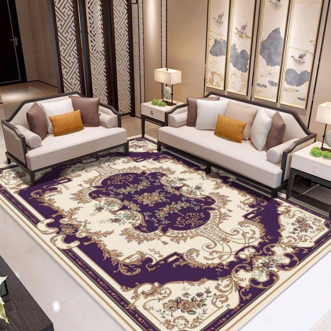 Buy European Palace Living Room Printed Carpet for Living Room Bedroom