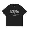 Digital Print MM6 Cotton T-Shirt Men Women Short Sleeve Casual Top 230g
