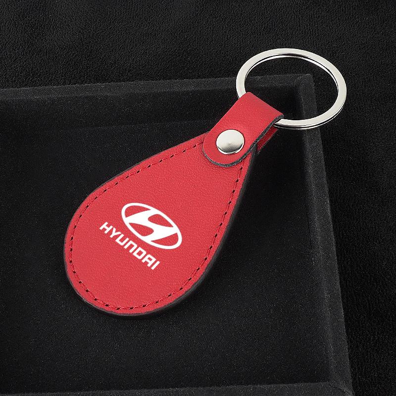 Mode Bil Logo Styling Nyckelring Nyckelkedja Nyckelring Hänge För Hyundai IX35 Veloster KIA Sportage Interiör Bilaccessoarer
