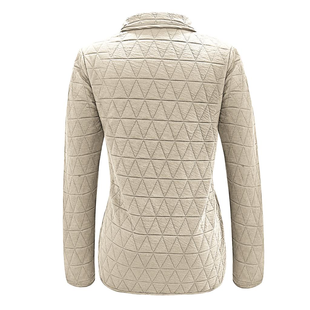 Women's Lightweight Jacket Casual Winter Open Front Button Coat Outwear