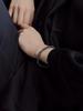 The Part Of [Silver 925] Deep Square Hematite Bracelet