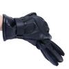 Outdoor Clambing Driving Thicken Warm Korean Mittens Men Black Gloves PU Leather Winter Gloves
