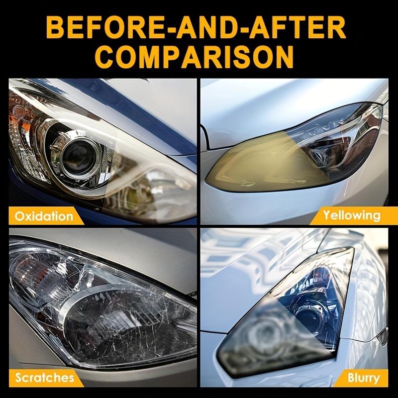 100ml Ceramic Headlight Repair Kit: Advanced Polishing Liquid – Restores Clarity, Prevents Yellowing/Re-oxidation, Long-Lasting