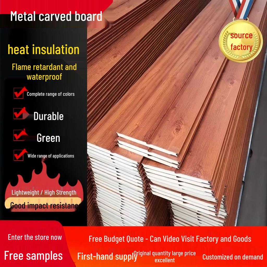 Polyurethane Sandwich Panel for Insulated and Decorative Walls