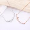 Elegant 925 Sterling Silver Butterfly Necklace: Versatile, Fashionable, and Stylish Clavicle Chain for Women
