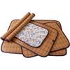 Pet Cooling Bed Large Cats Dog Sleep Bed Indoor Sofa Cats for Indoor Home and Travel Reversible Mat