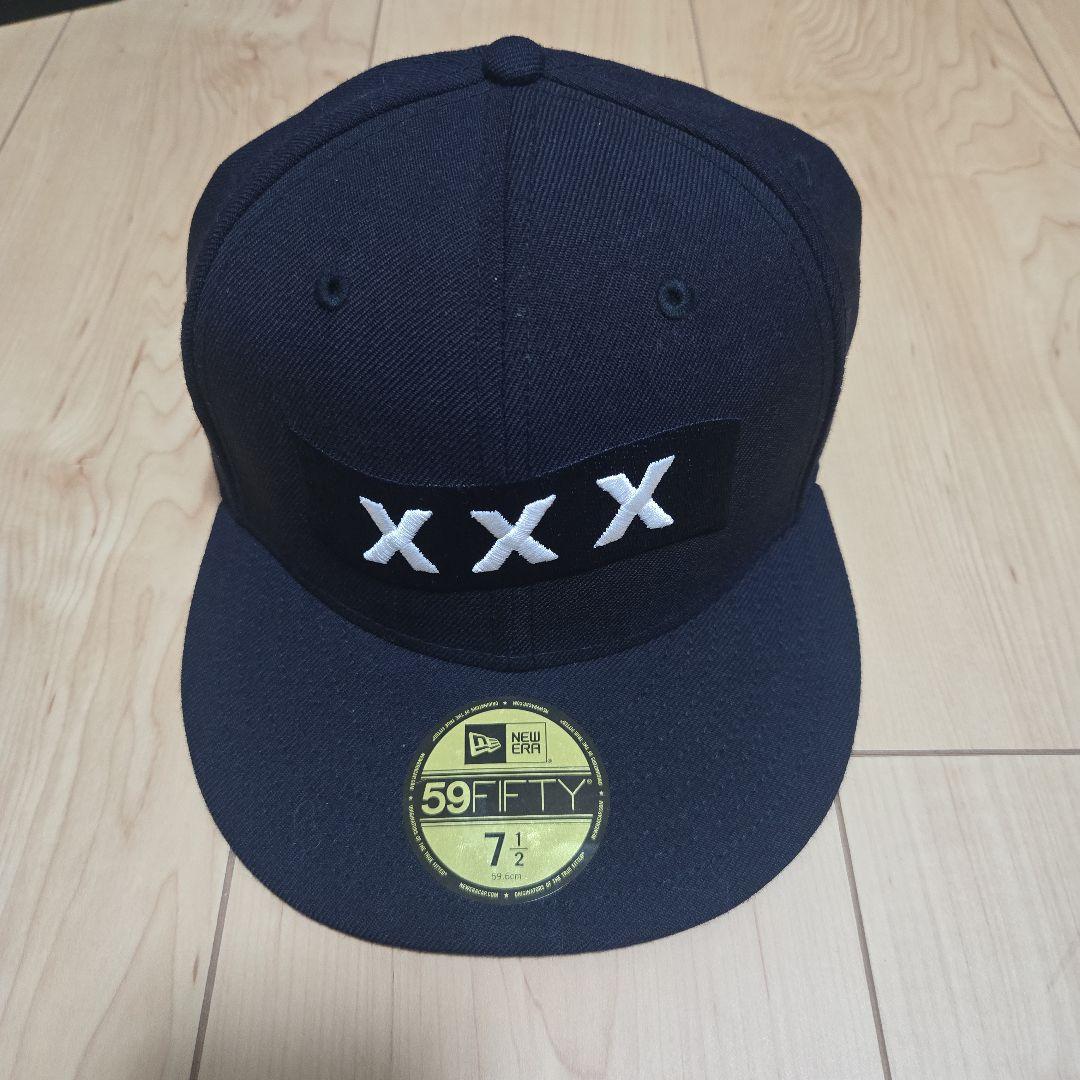 

[USED] God Selection XXX New Era 59FIFTY Navy 7 1/2