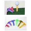 Training Practice Tees Beginner Trainer Practice Rubber Golf Tees Holder Golf Accessories for Practice Mat Easy To Use