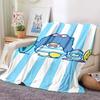 6 Sizes Tuxedo Sam Blanket Japanese Style Soft Flannel Throw Fluffy Bed Comfortable Home Four Season Warm Blanket Baby Gift