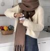 2025 Versatile Women's Korean-Style Cashmere Scarf for Autumn/Winter