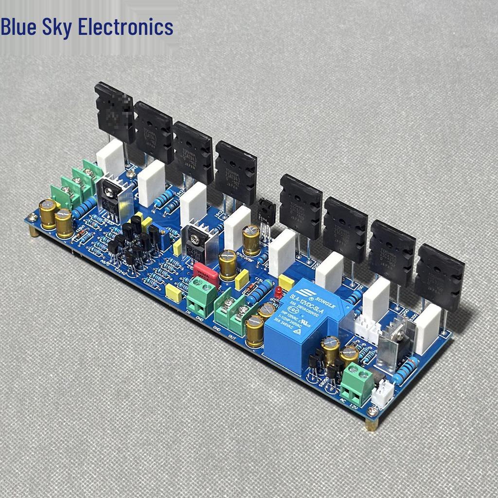 400W High-Power Mono Amplifier Board with Speaker Protection (1943/5200), Four Parallel Output, Finished or DIY Kit.