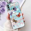 For Itel A48 6.1" Case Fashion Painting Soft Silicone TPU Black Cover For ITEL A48 itel a48 Popular Design Flowers Phone Cases