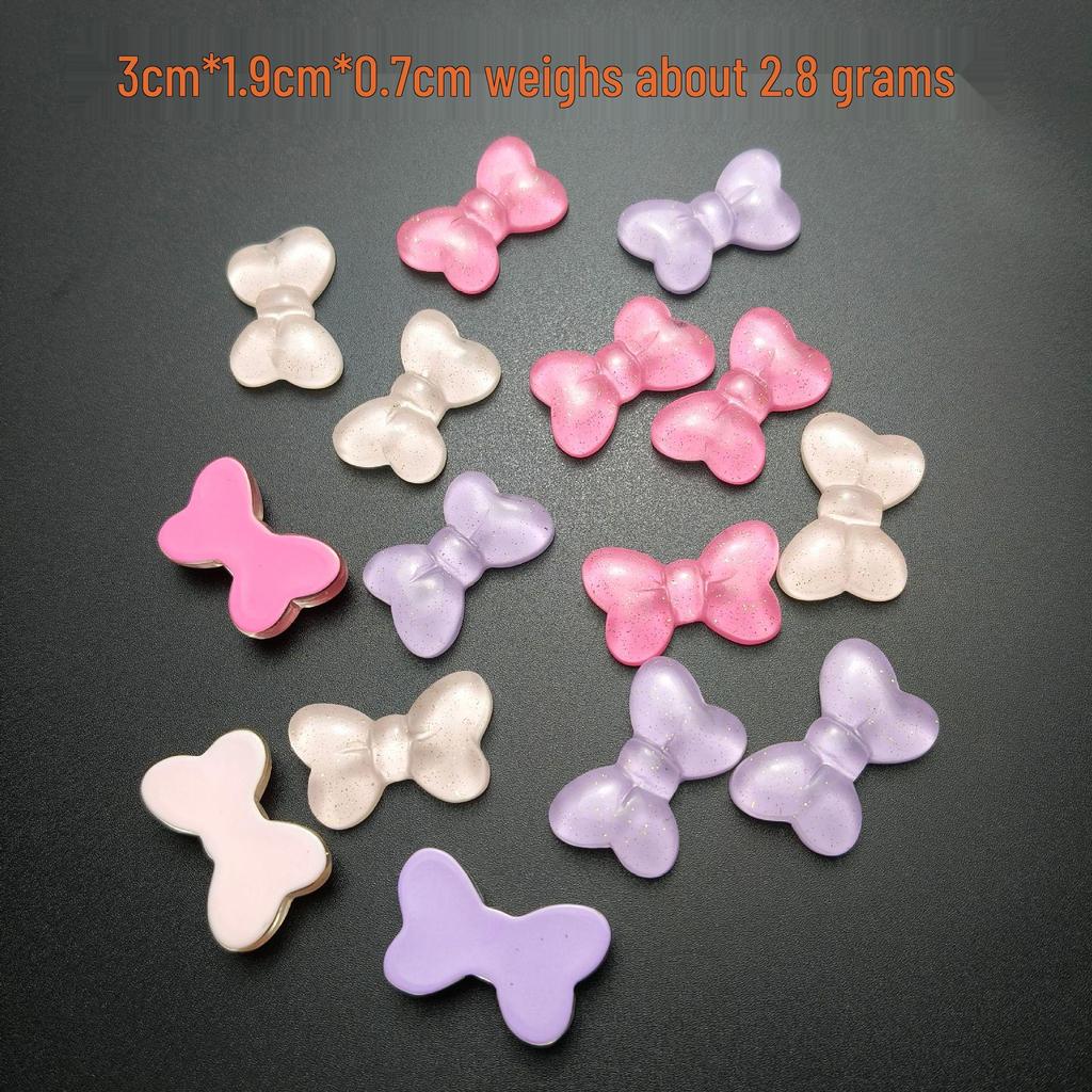 Kitty Cat Cartoon Bow Tie Resin Hair Clip Jewelry Accessory