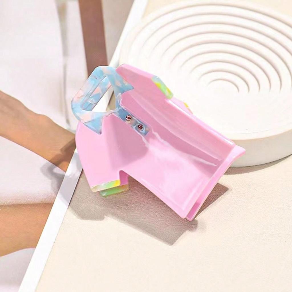 1pc Women's Acetate Hair Clip Personalized Slippers T-shirt Shorts Grab Clip Plate Hair Shark Clip Headwear Hair Grab