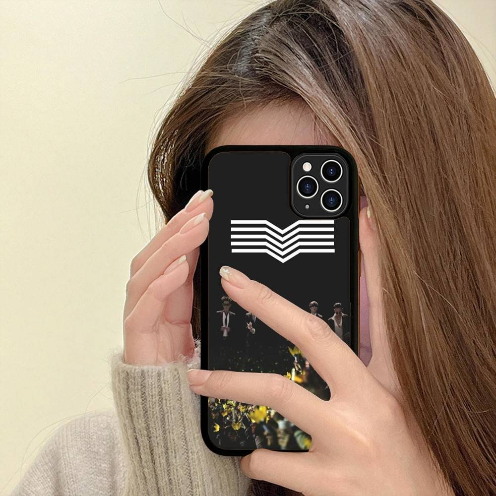 B-BIGBANGs Kpops Phone Case For IPhone 17 16 Pro Max 11 12 13 14 15 Hard PC+TPU Bracket Back Cover iPhone 14