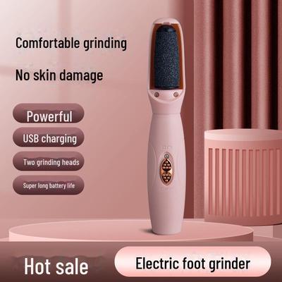 Compact Electric Foot Grinder for Callus Removal - Automatic, Portable Skin Smoothing Device
