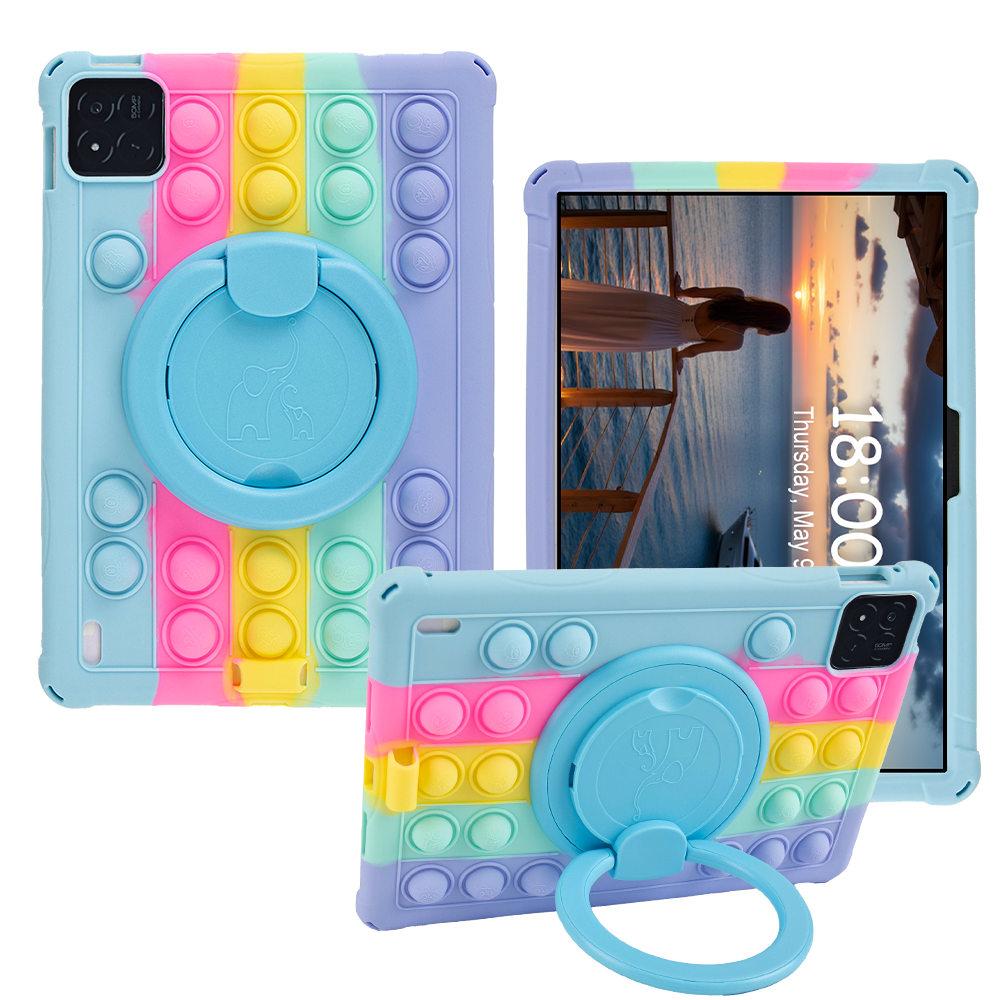 Für Xiaomi Pad 7 Hülle 11,2 Zoll 360 Drehbarer Silikon Ständer Hülle Für Xiaomi Pad 7Pro Mi Pad 7 Weich Kinder Sicher Funda