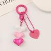 Heart Key chain Colorful Keychain pendant 2024 Earphone Case Pendant  Bag