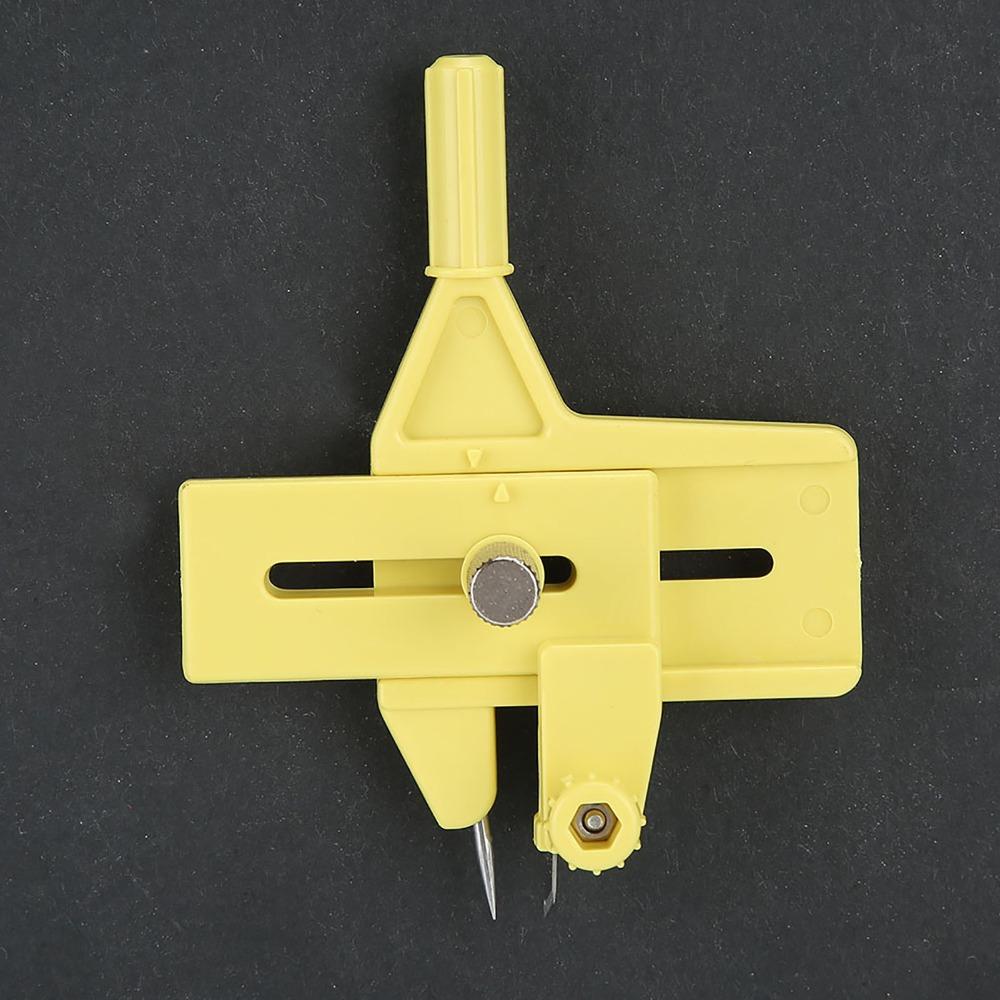 Smooth Solid Circle Cutter Sharp Durable Compass Cutter Practical Adjustable Paper Cutter Fabric Cut