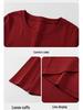Tencel Cotton Red Wedding Pajamas for Couples: Year of the Rat Festive Long Sleeve Pullover Set for Spring and Autumn