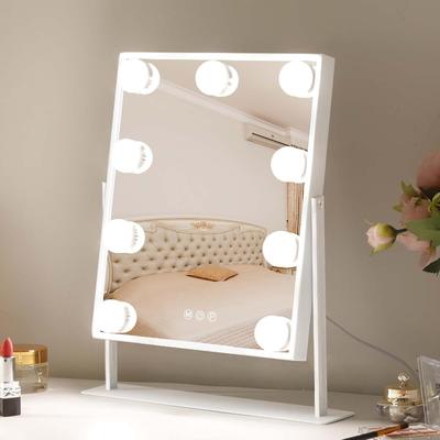 Bedroom Decorative Mirror Illuminated Decor Glass Intelligent Mirrors with LED Lighting Mobile Large Room Dressing Ornaments