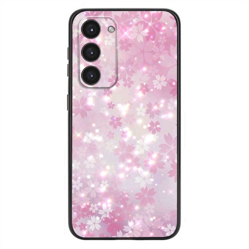 Pink Cherry Blossom Sakura Phone Case For Samsung Galaxy A20,21s,22,31,32,52,53,72,73,80,91 Soft Liquid Silicone Black Cover SamsungJ4Plus