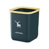 Trash Can, Household Wastebasket, Large Capacity, Kitchen, Bathroom, Office Nordic Blue 17L
