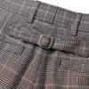 Wide Leg Plaid Trousers 690469-ZAG7S-9017
